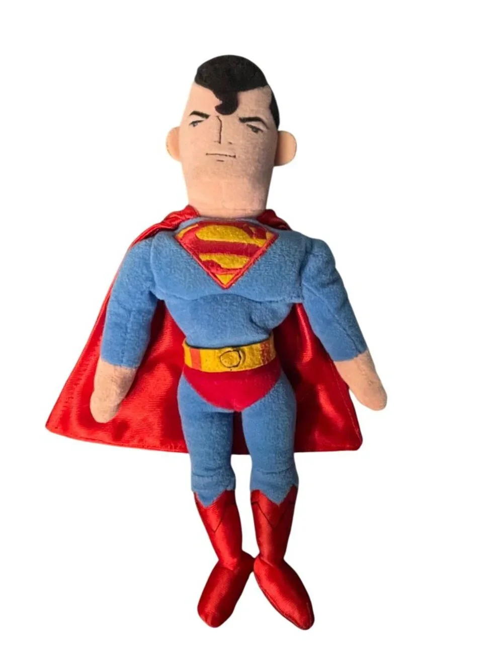Vintage 1998 Superman bean bag Superman Plush Doll Red Cape 12-Inch Collectible